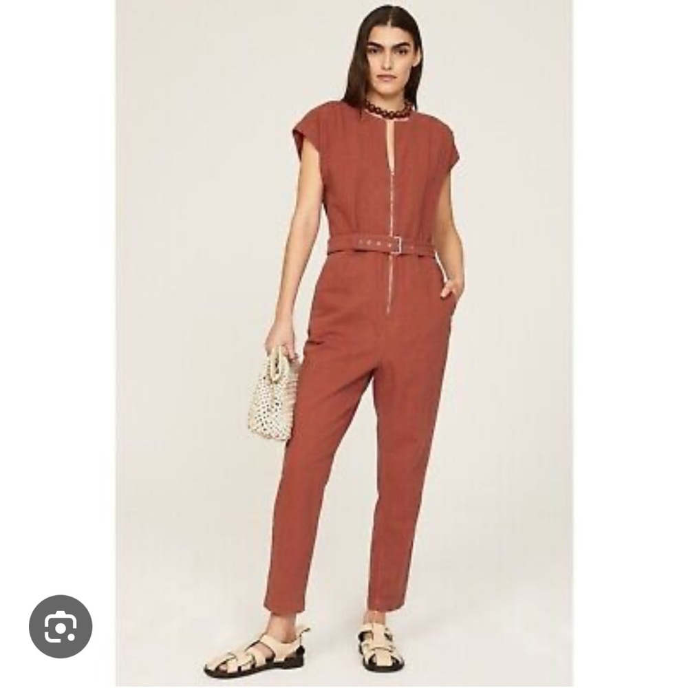 Rachel Comey Rust Jumpsuit with Belt